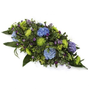 Blue Casket Spray Blue Casket Spray