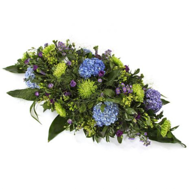 Blue Casket Spray Blue Casket Spray