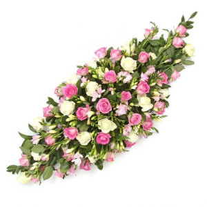 Rose and Freesia Casket Spray Rose and Freesia Casket Spray